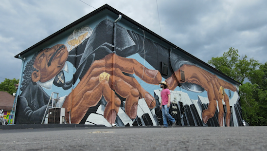 Blind Boone mural